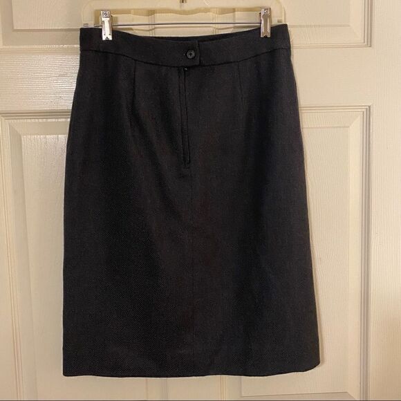 Vintage Carlisle wool gray skirt - Picture 6 of 6